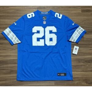 Nike Men's NFL Detroit Lions Jahmyr Gibbs #26 Jersey Light Blue Sz XL